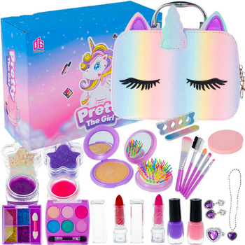 Kuferek kosmetyków Makeup zestaw do malowania makijaż cienie domowe spa