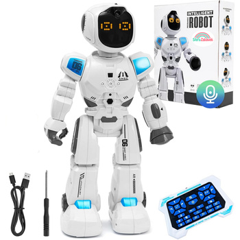 Inteligentny ROBOT z PROGRAMOWANIEM zdalnie sterowany na pilot gestami edukacyjny