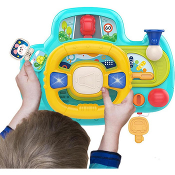 Interaktywna kierownica do wózka malucha Muzyczna dźwięki światła