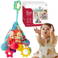 Zawieszka do wózka łóżeczka fotelika piramidka lusterko sensory