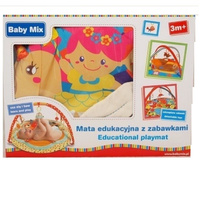 Mata edukacyjna mata dla dziecka z zabawkami